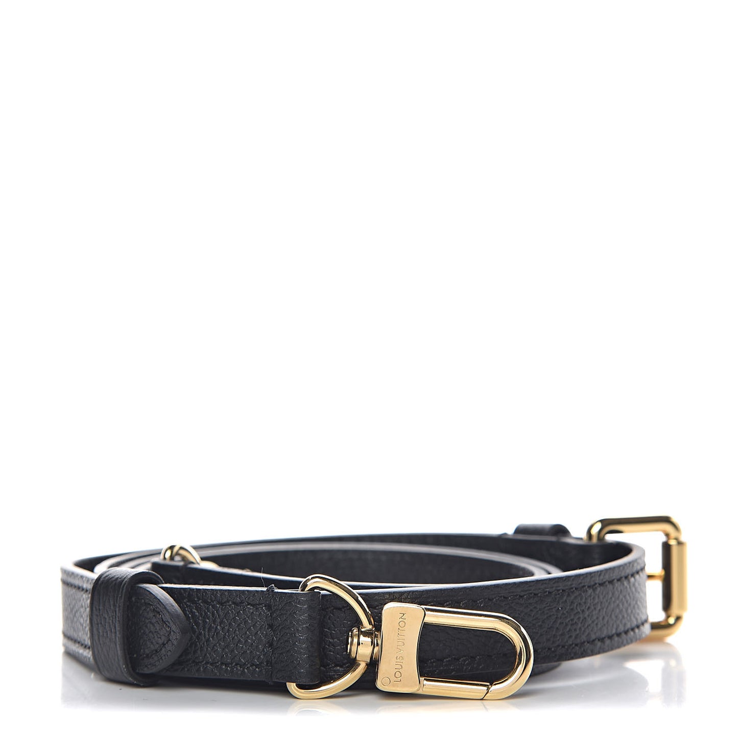 Calfskin Adjustable Shoulder Strap Black