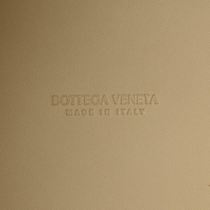 Bottega Veneta Lambskin Maxi Intrecciato Bowling Cassette Shoulder Bag Porridge 6 of 8