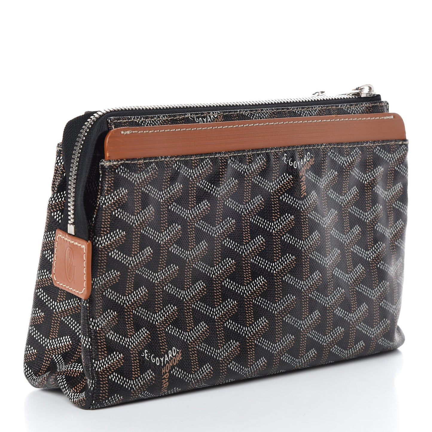 Goyardine Miroir Toiletry Bag PM Black Gold