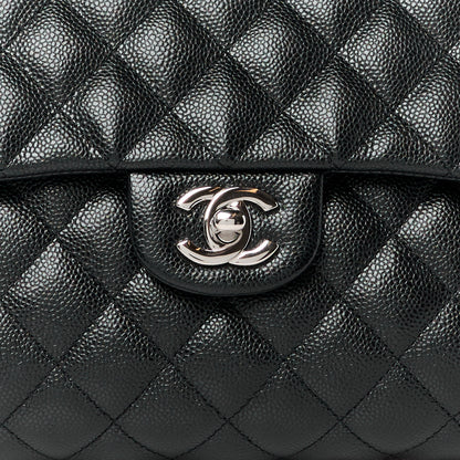 Chanel Caviar Quilted Flap Clutch Black 9 of 12