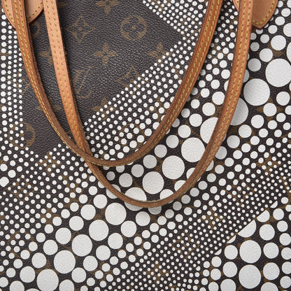 Louis Vuitton Monogram Kusama Waves Neverfull MM White 10 of 14
