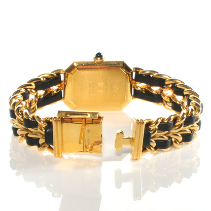 Chanel Stainless Steel Lambskin 20mm Chain Premiere Quartz Watch Gold M 5 of 10