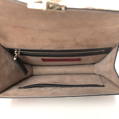 Valentino Garavani Vitello Japanese Bird Embroidered Small Glam Lock Rockstud Flap Multicolor 4 of 6