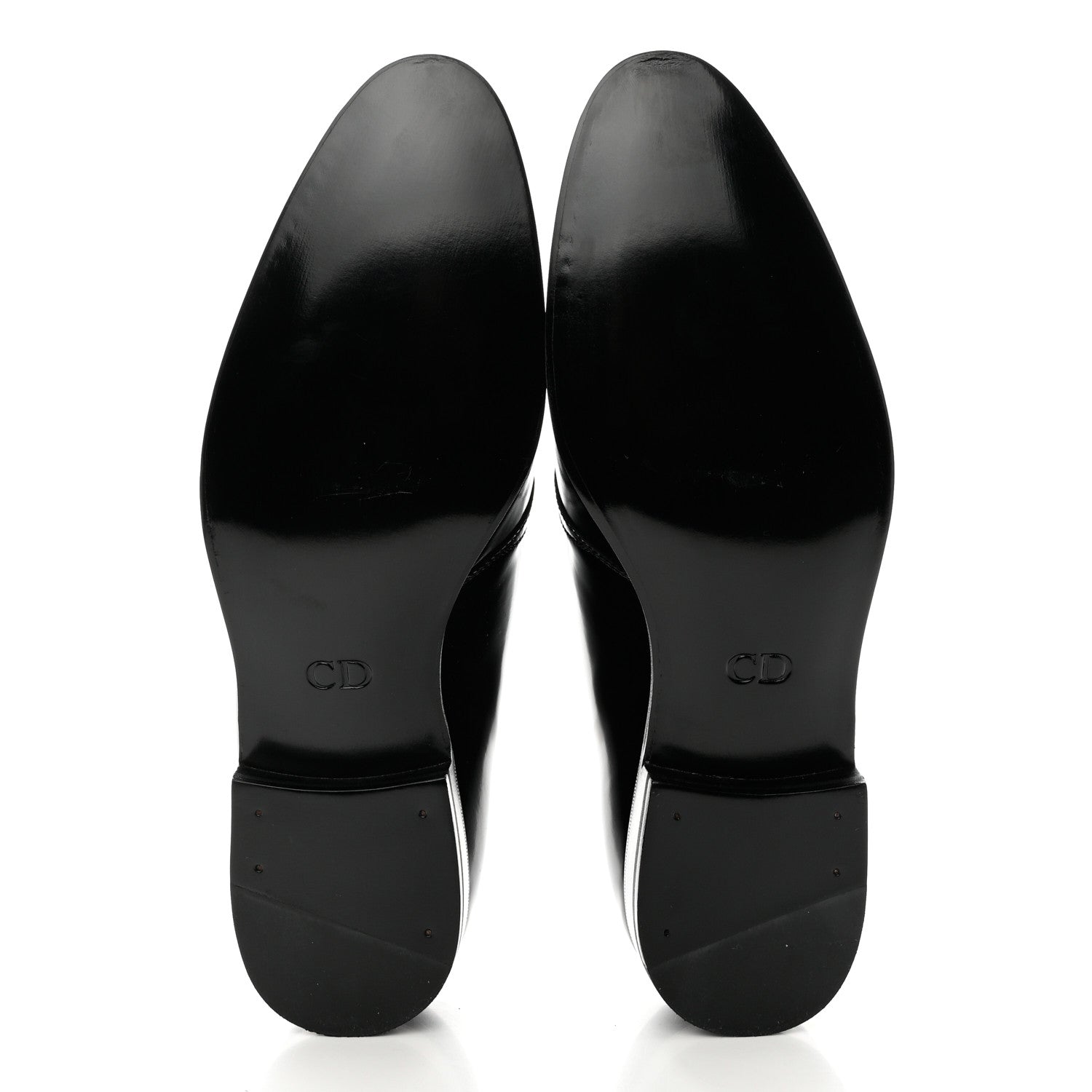 Christian Dior Calfskin Lace Up Oxford Loafers 40.5 Black 5 of 9