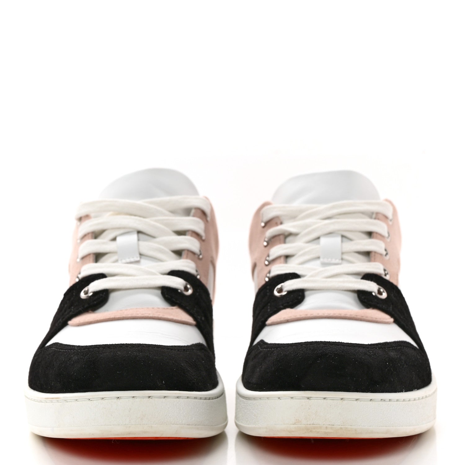 Hermes Suede Goatskin Calfskin Free Sneakers 37 Multicolor Rose Opaline 2 of 12