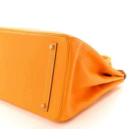 Hermes Epsom Candy Birkin 35 Jaune D'Or Feu 10 of 14
