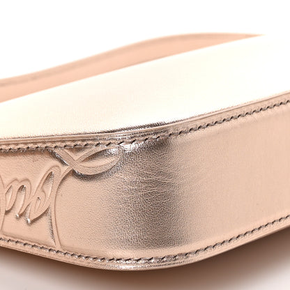 Christian Louboutin Metallic Nappa Loubila Shoulder Bag Leche 7 of 8