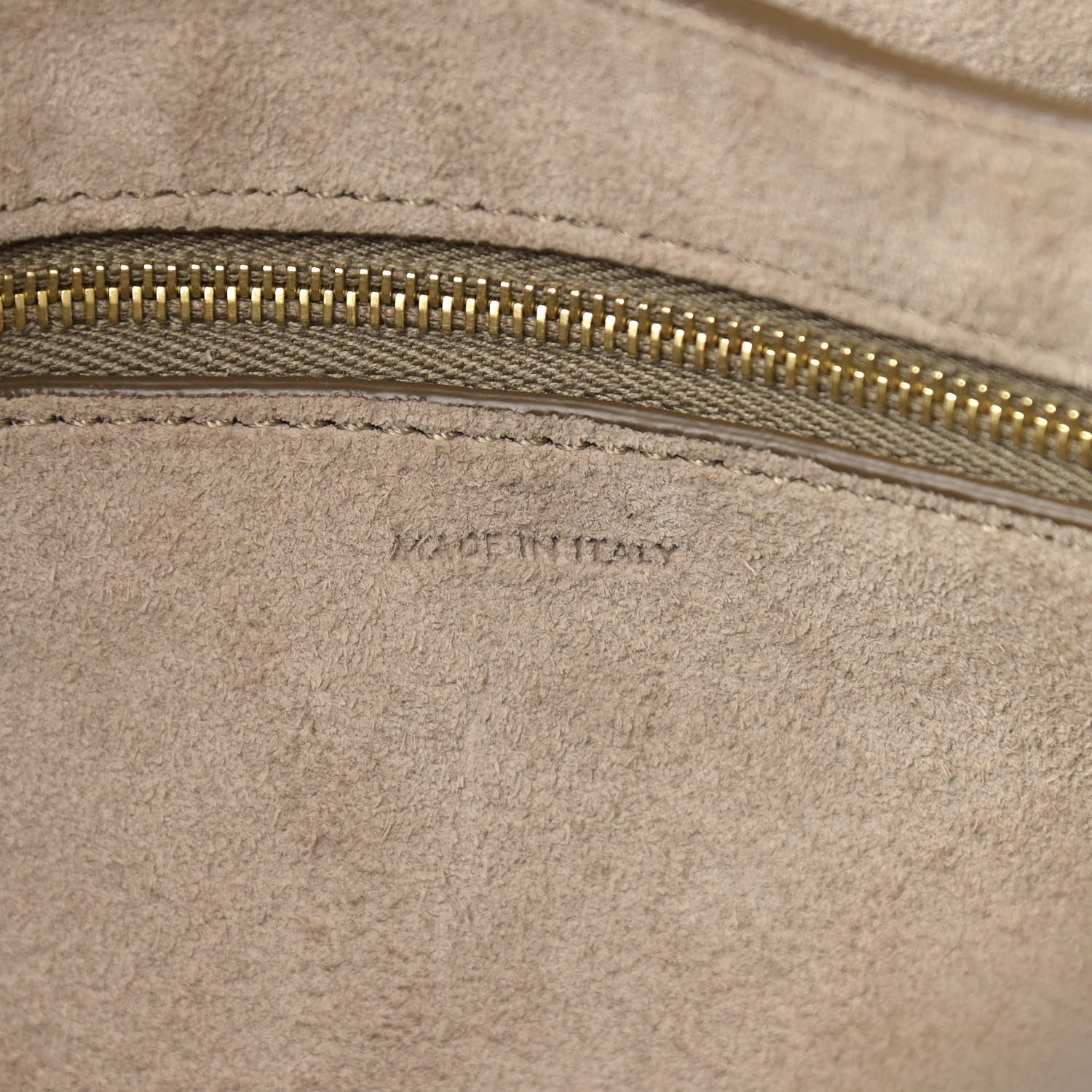 Celine Soft Grained Calfskin Sangle Bucket Bag Taupe 9 of 11