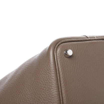 Hermes Taurillon Clemence Picotin Lock 18 PM Etoupe 8 of 12
