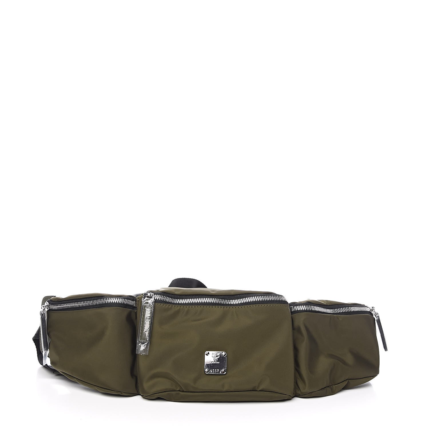 MCM Nylon Jemison Crossbody Loden Green 9 of 10