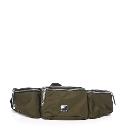 MCM Nylon Jemison Crossbody Loden Green 9 of 10