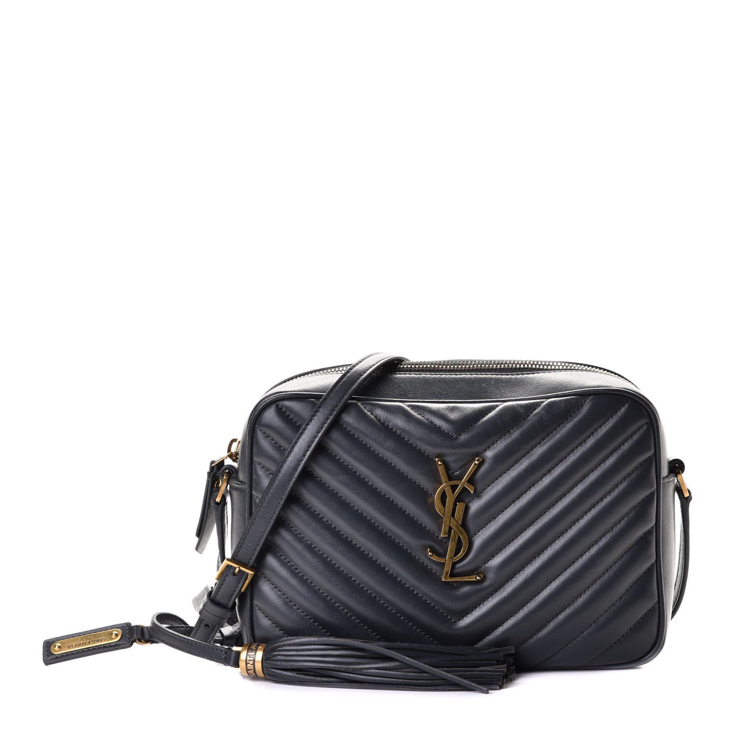 Calfskin Matelasse Monogram Lou Camera Bag Dark Smog