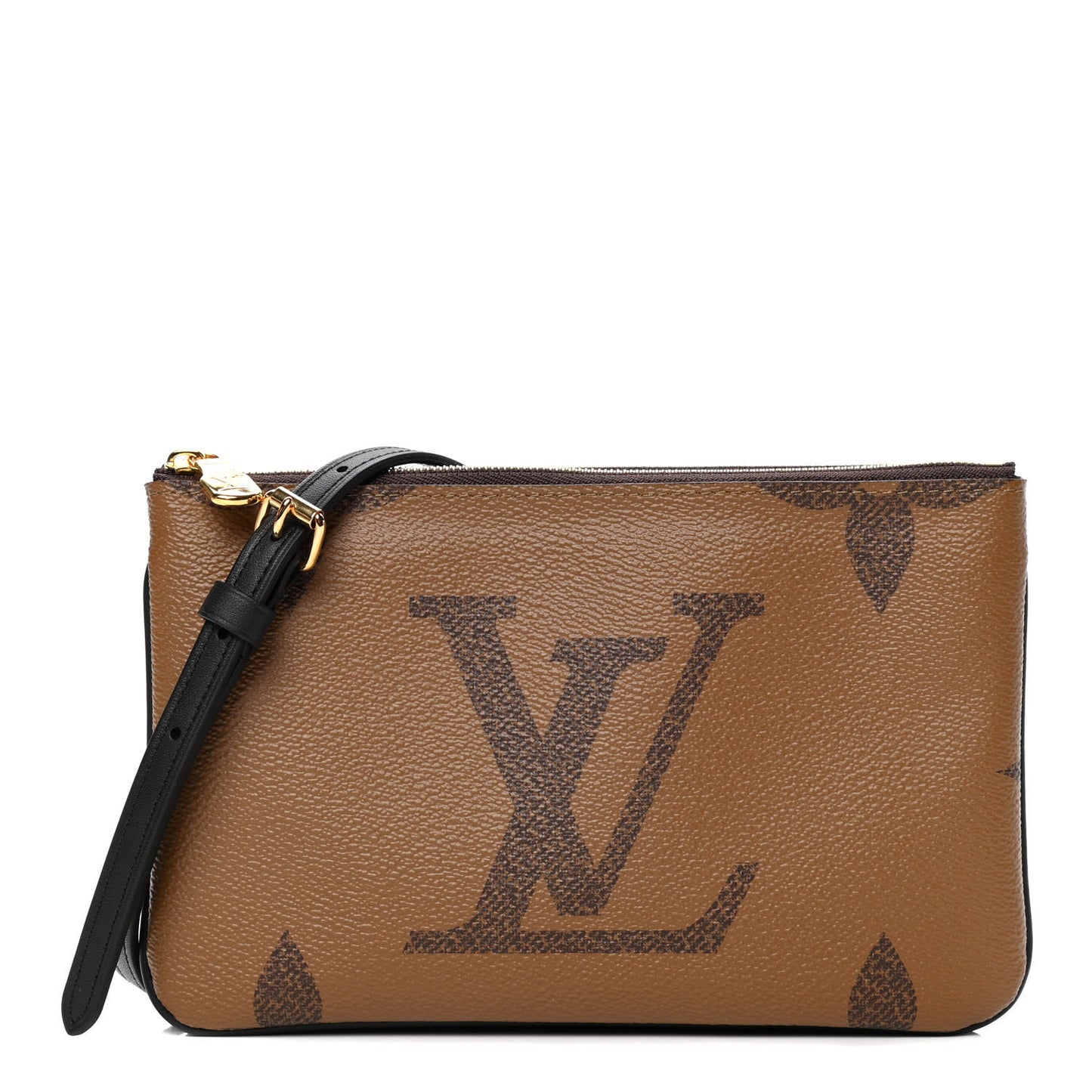 Reverse Monogram Giant Double Zip Pochette