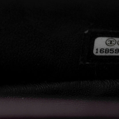 Chanel Lambskin Quilted Jumbo Double Flap Black 7 of 7