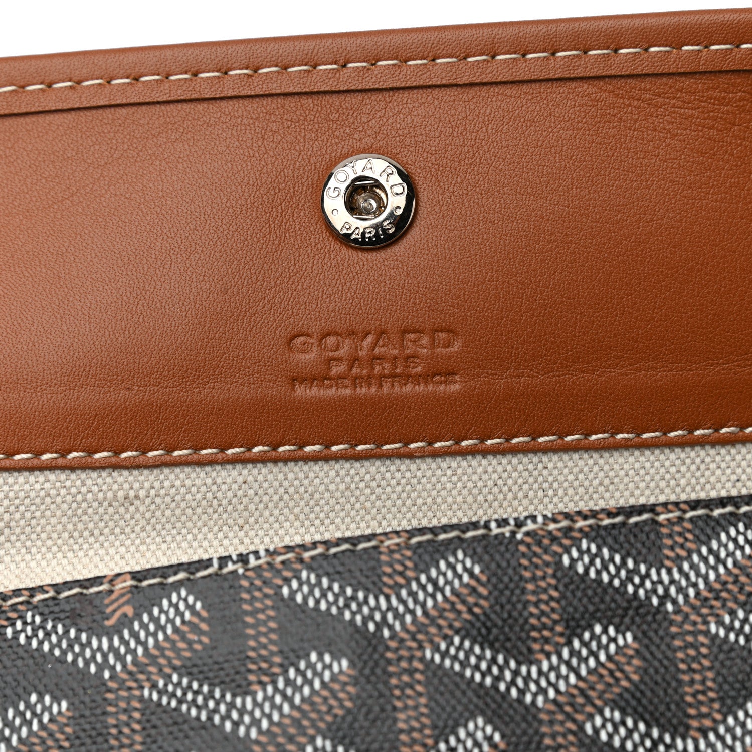 Goyard Goyardine Saint Louis GM Black Gold 7 of 17