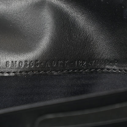 Fendi Vitello Liberty Lucido F is Fendi Continental Envelope Wallet on Chain Black 8 of 11