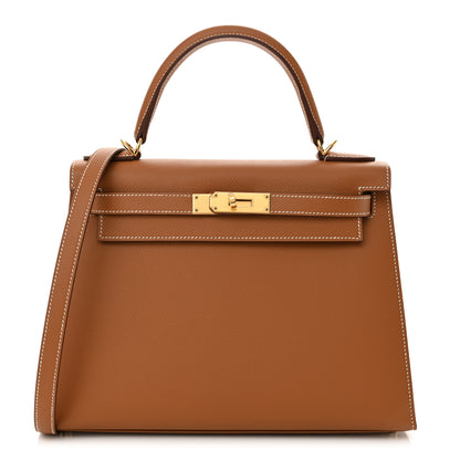 Hermes Epsom Kelly Sellier 28 Gold 1 of 10
