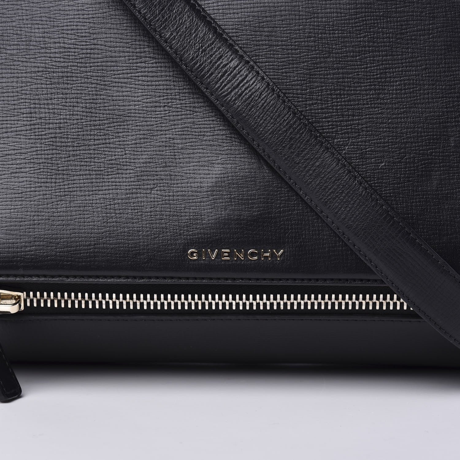 Givenchy Textured Calfskin Medium Pandora Box Crossbody Bag Black 10 of 10