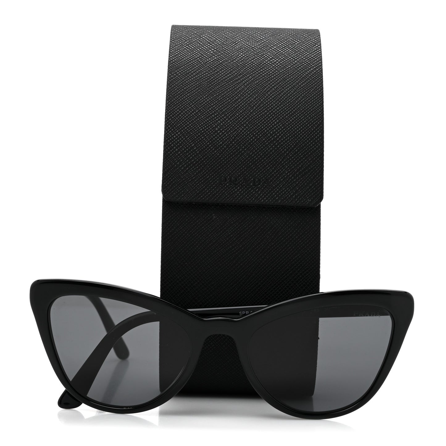 Acetate Cat Eye Sunglasses SPR 01V Black