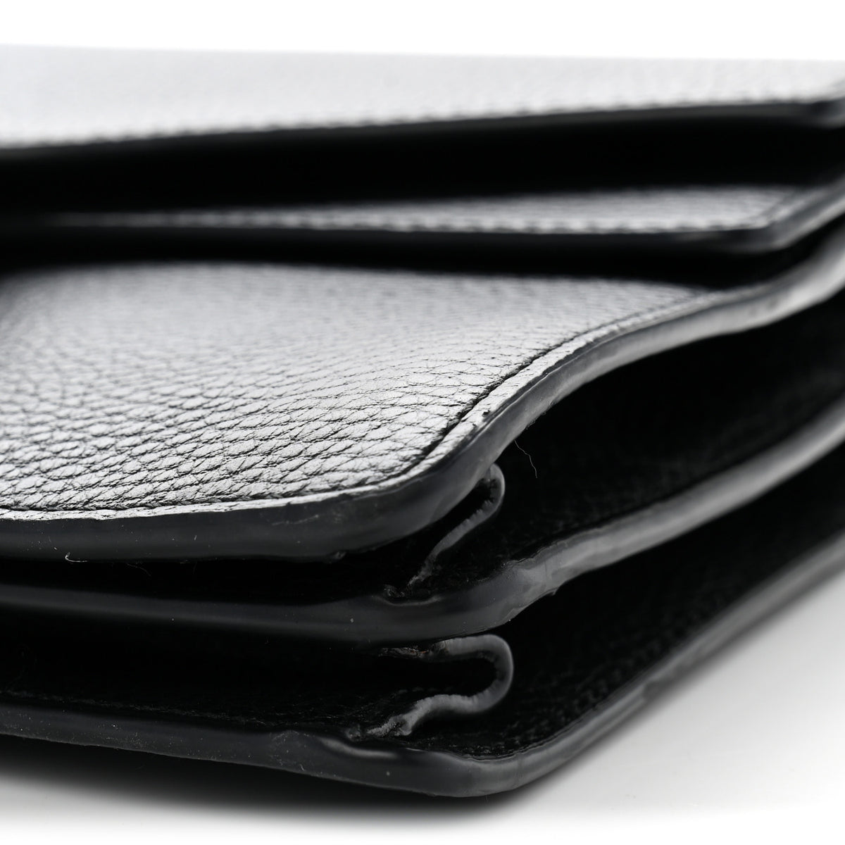 Pebbled Calfskin Small Dionysus Shoulder Bag Black