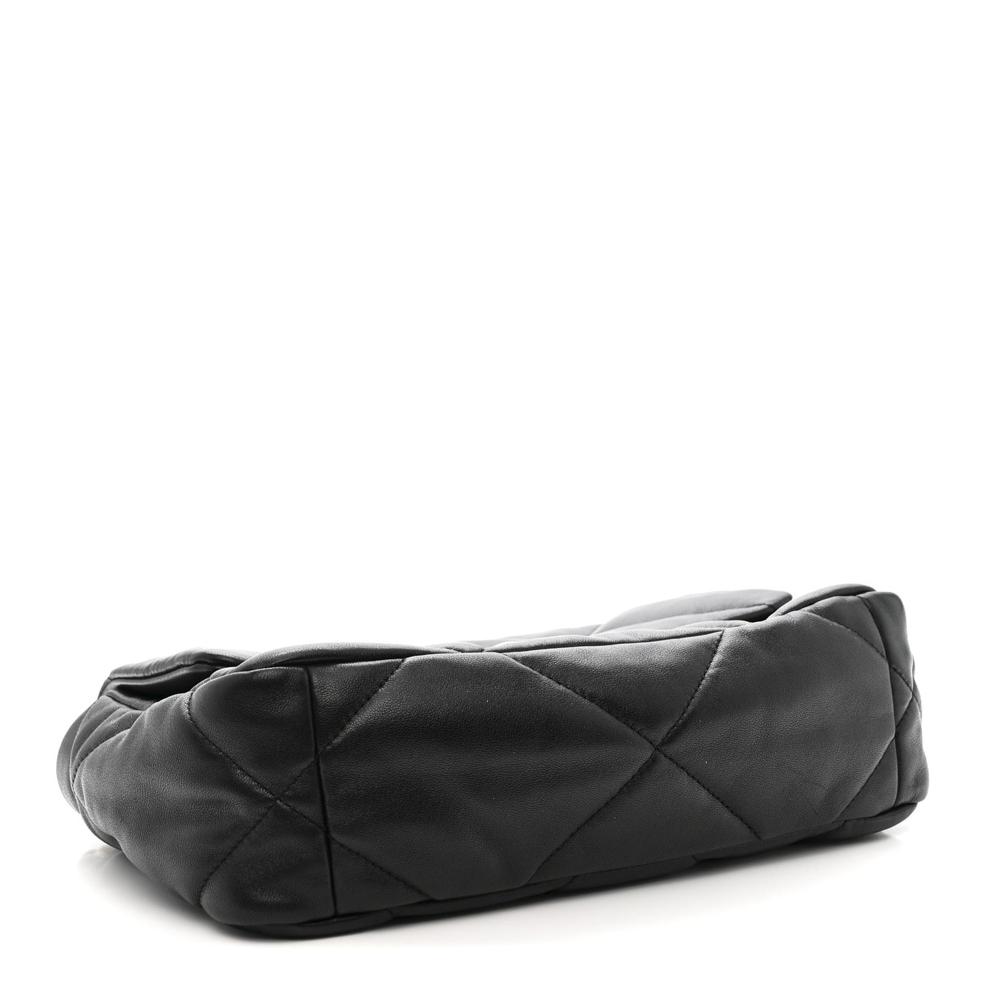 Lambskin Quilted Medium Chanel 19 Flap Black