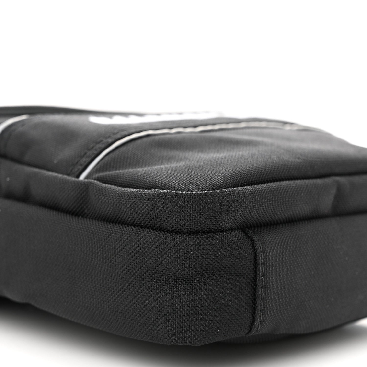 Balenciaga Recycled Nylon Small Sport Messenger Bag Black White 9 of 10