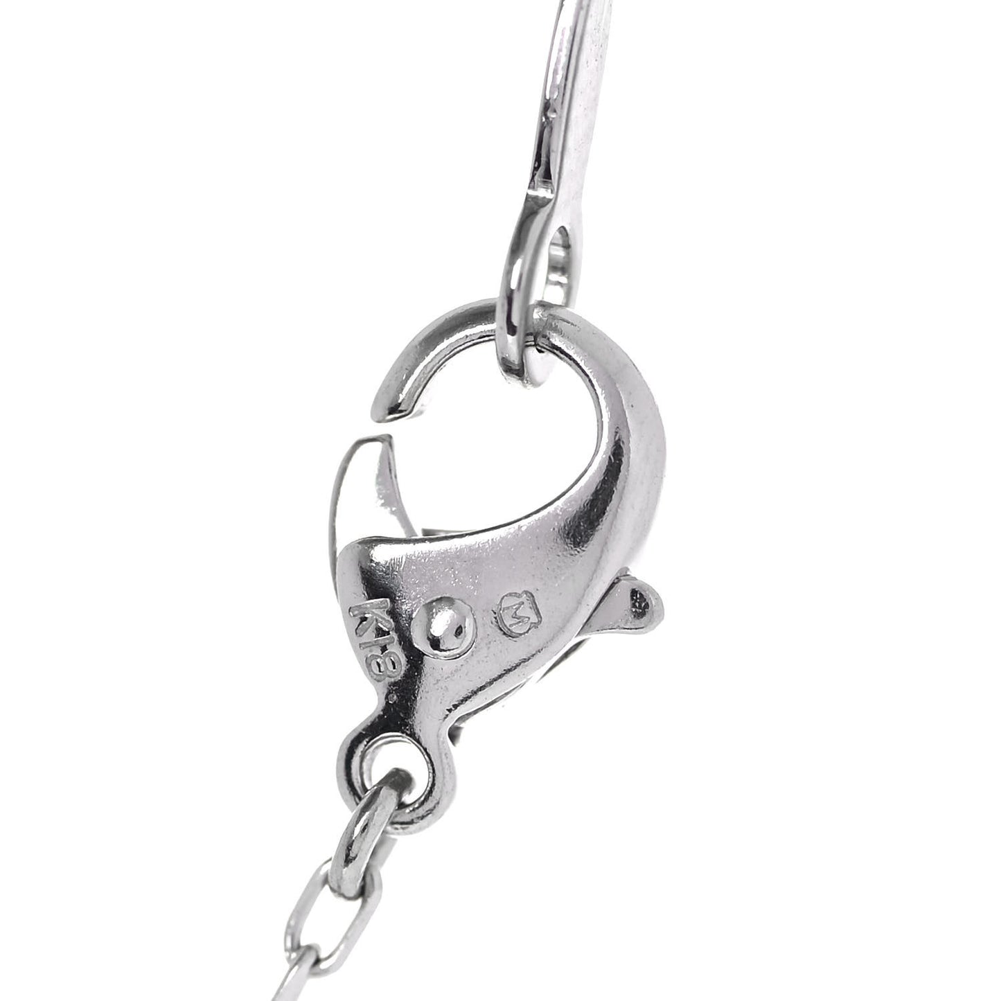 18K White Gold 5mm Akoya Pearl Station Bracelet