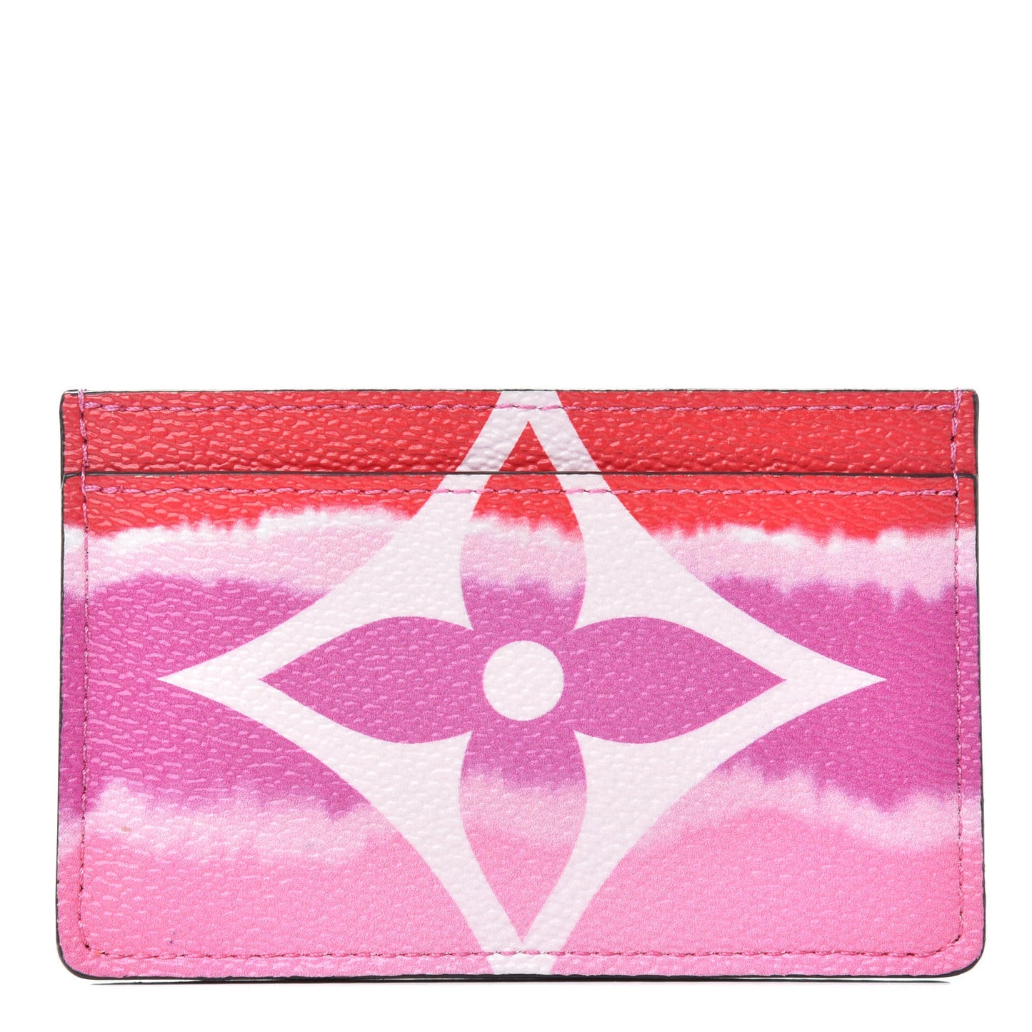 Monogram Escale Card Holder Rouge