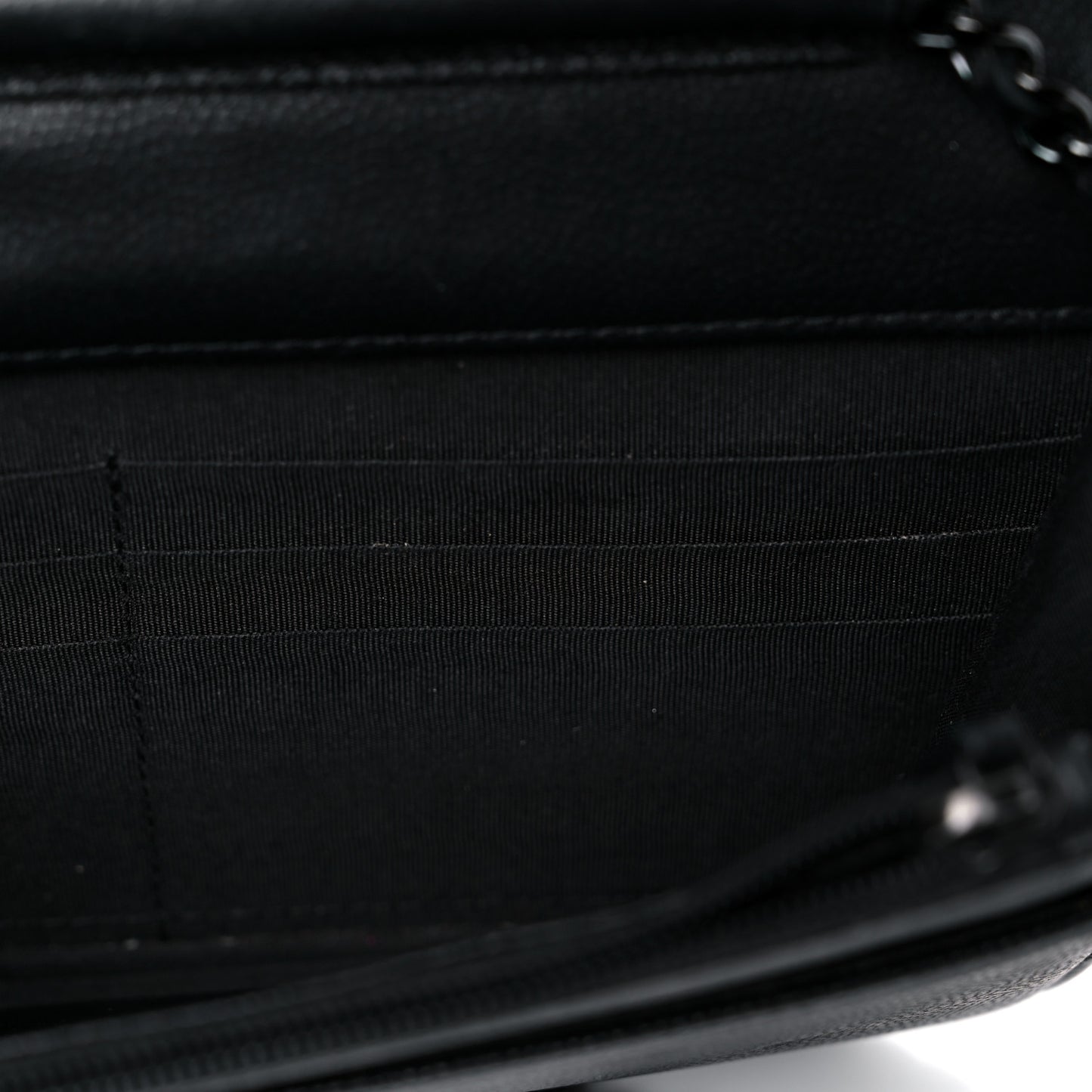 Caviar Quilted Boy Wallet On Chain WOC So Black