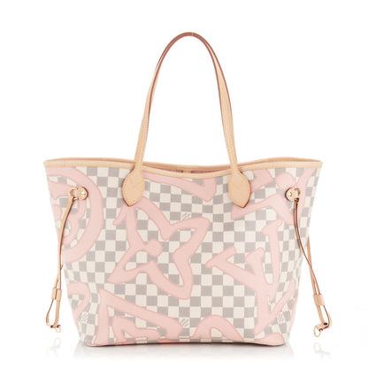 Louis Vuitton Damier Azur Tahitienne Neverfull MM 1 of 8
