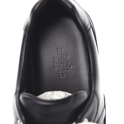 Hermes Calfskin Womens Trail Sneakers 39.5 Black 7 of 8