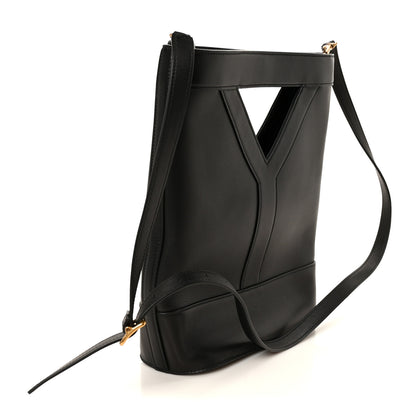 Saint Laurent Smooth Calfskin Y Small Bucket Bag Black 4 of 14
