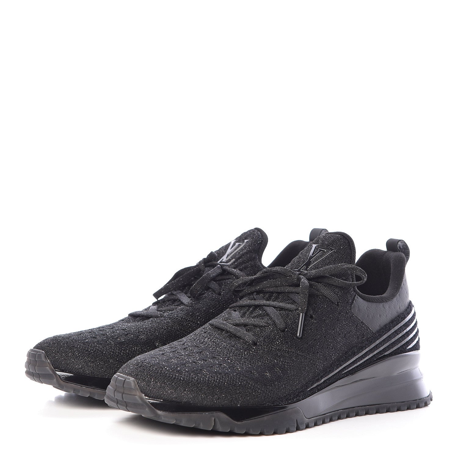 Louis Vuitton Technical Knit V.N.R. Sneakers 8 Black 3 of 8
