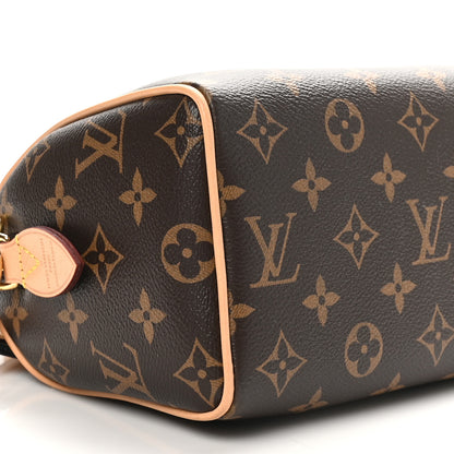 Louis Vuitton Monogram Speedy Bandouliere 20 Black 8 of 9