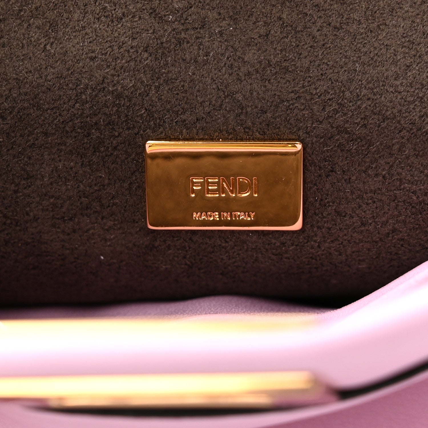 Fendi Shiny Nappa Micro Peekaboo Iconic Satchel Lavanda 6 of 10