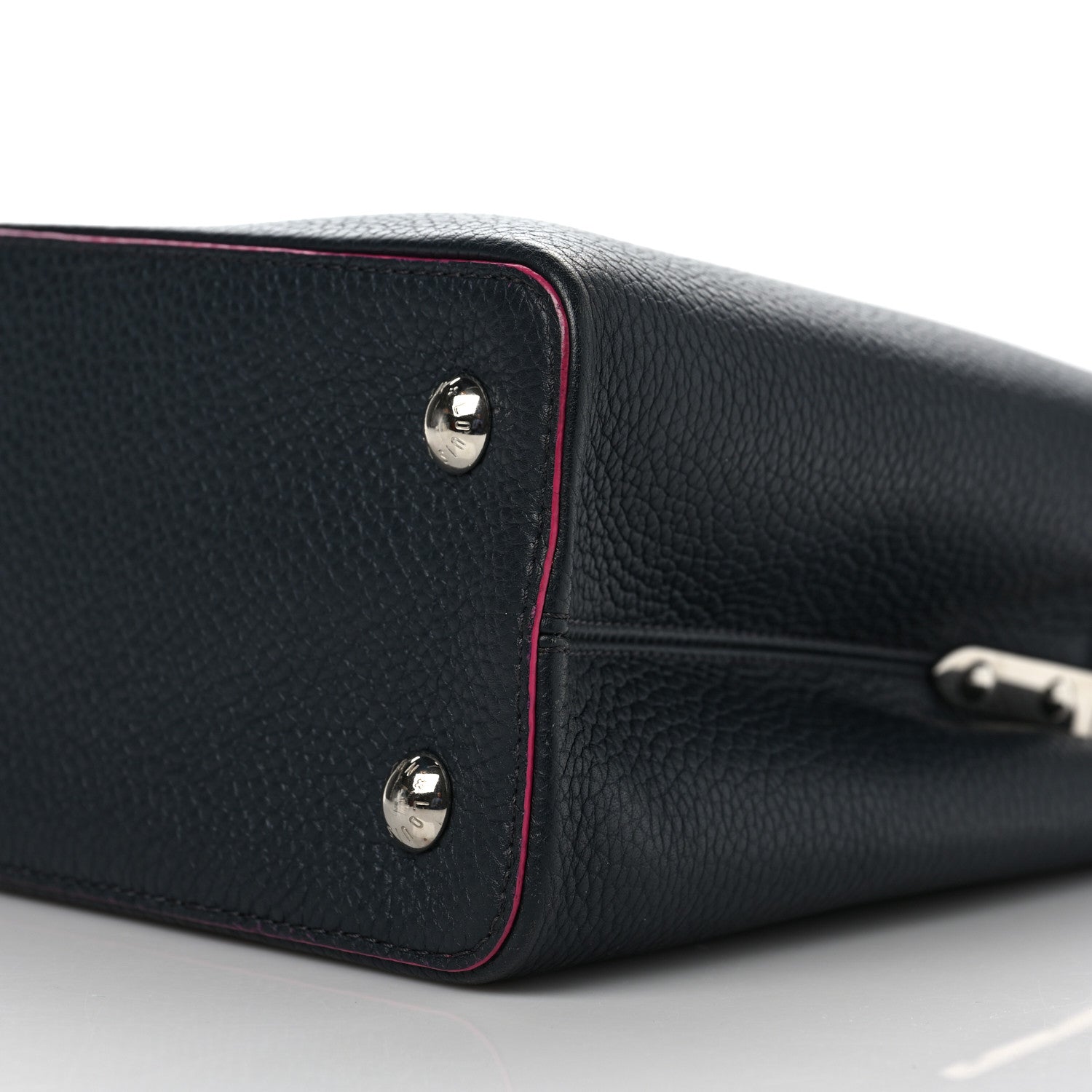 Louis Vuitton Taurillon Capucines PM Cobalt Fuchsia 7 of 7