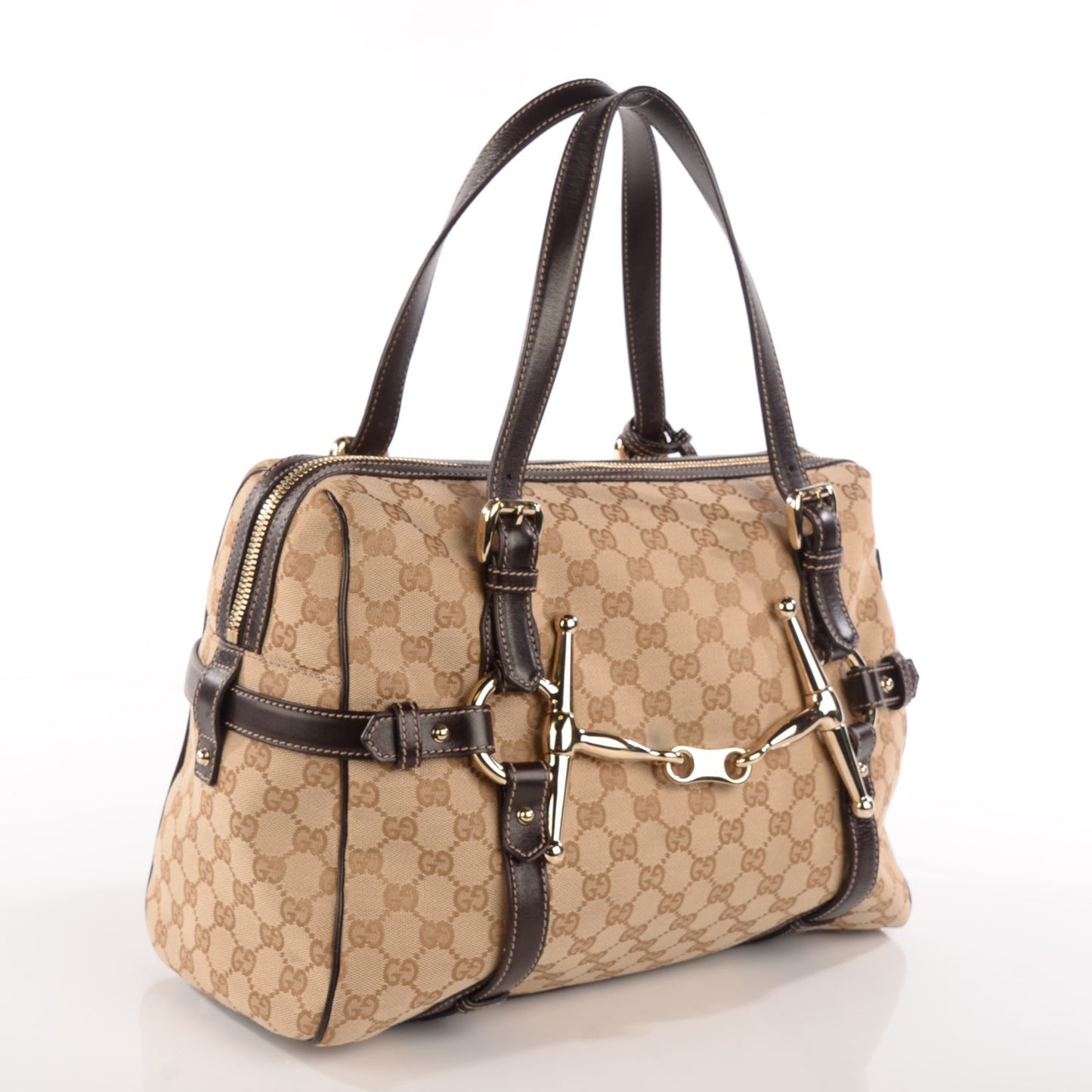 Monogram 85th Anniversary Boston Tote Brown