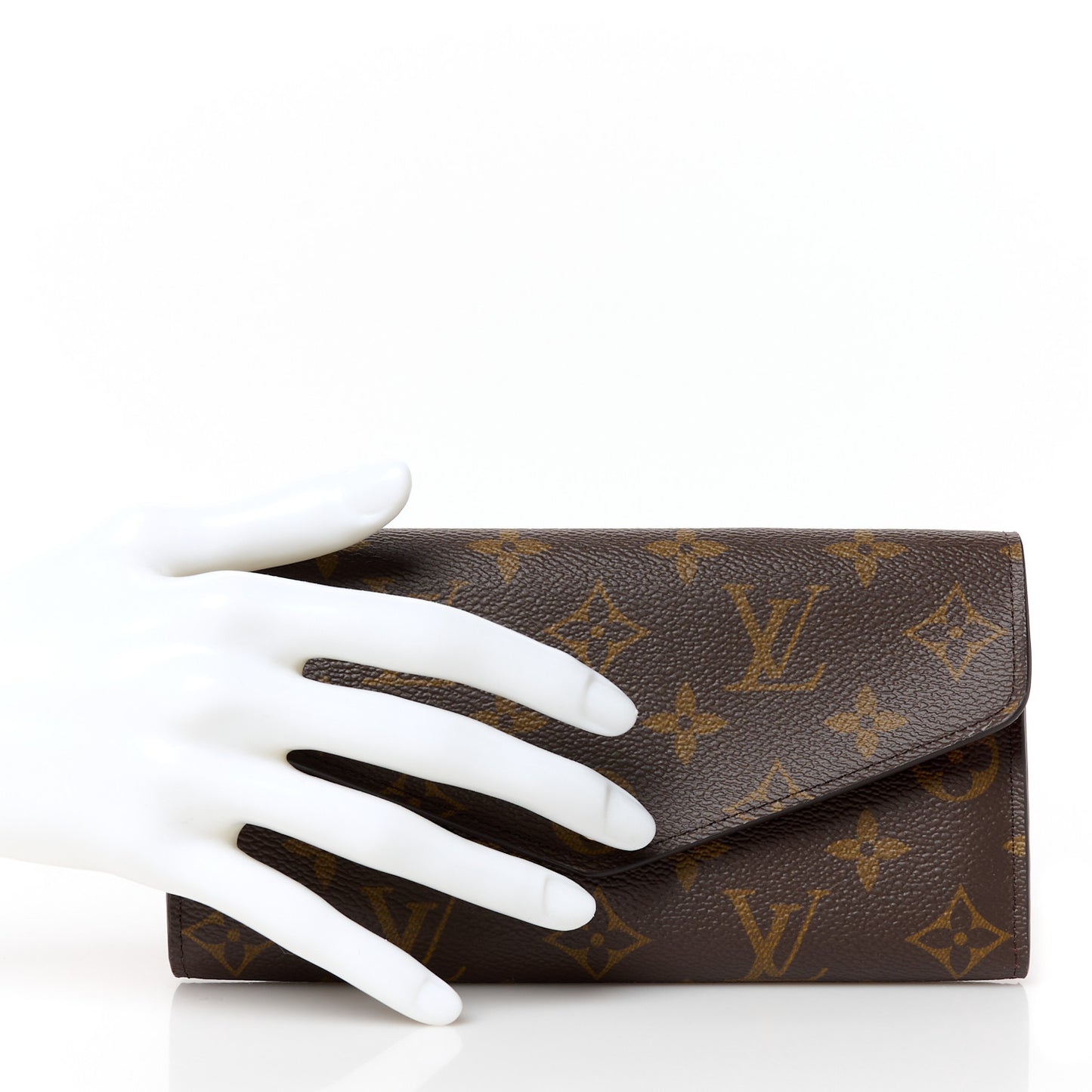 Monogram Sarah Wallet NM Coquelicot