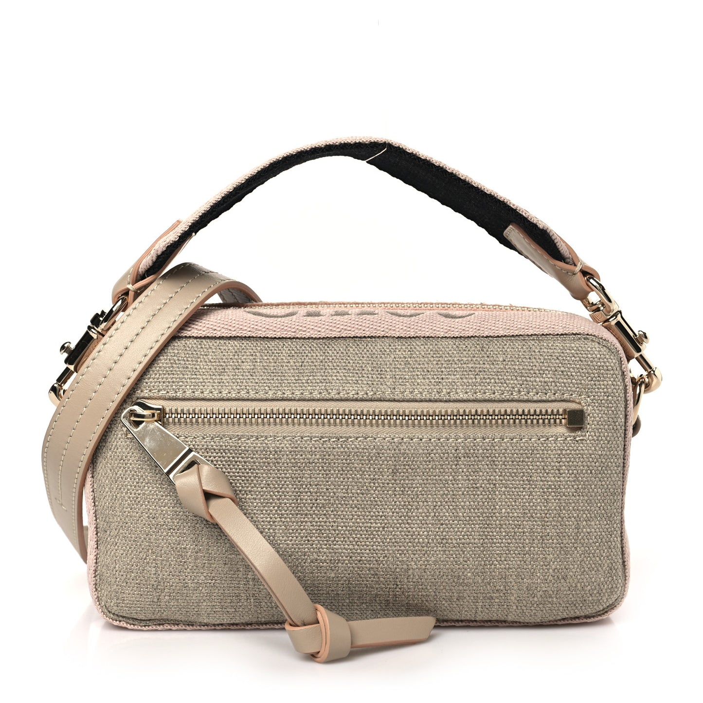 Linen Woody Belt Bag Blush Beige