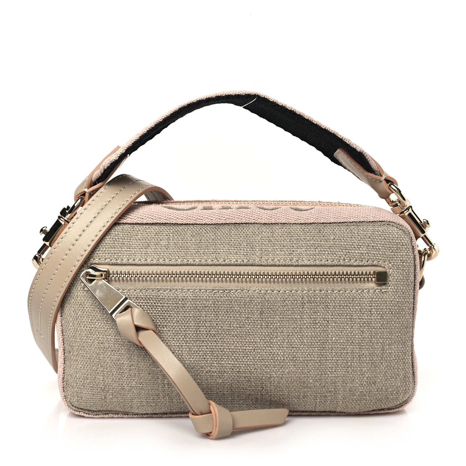 Chloe Linen Woody Belt Bag Blush Beige 1 of 9