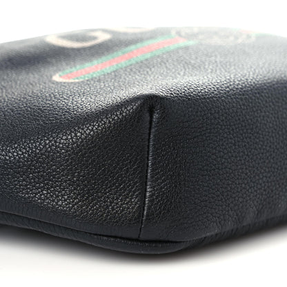 Gucci Grained Calfskin Logo Belt Bag Black 5 of 12