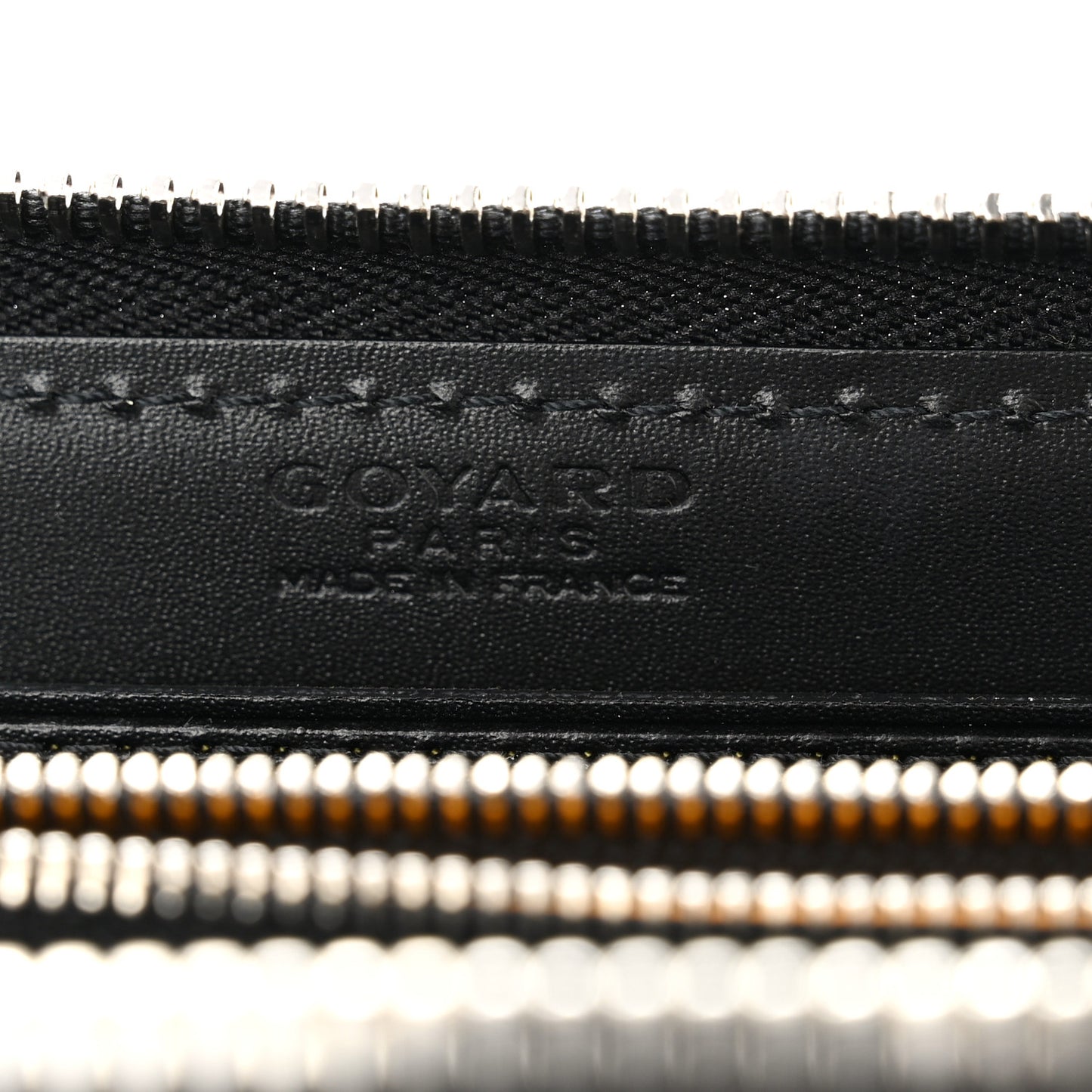 Goyardine Matignon Zip Around GM Wallet Black