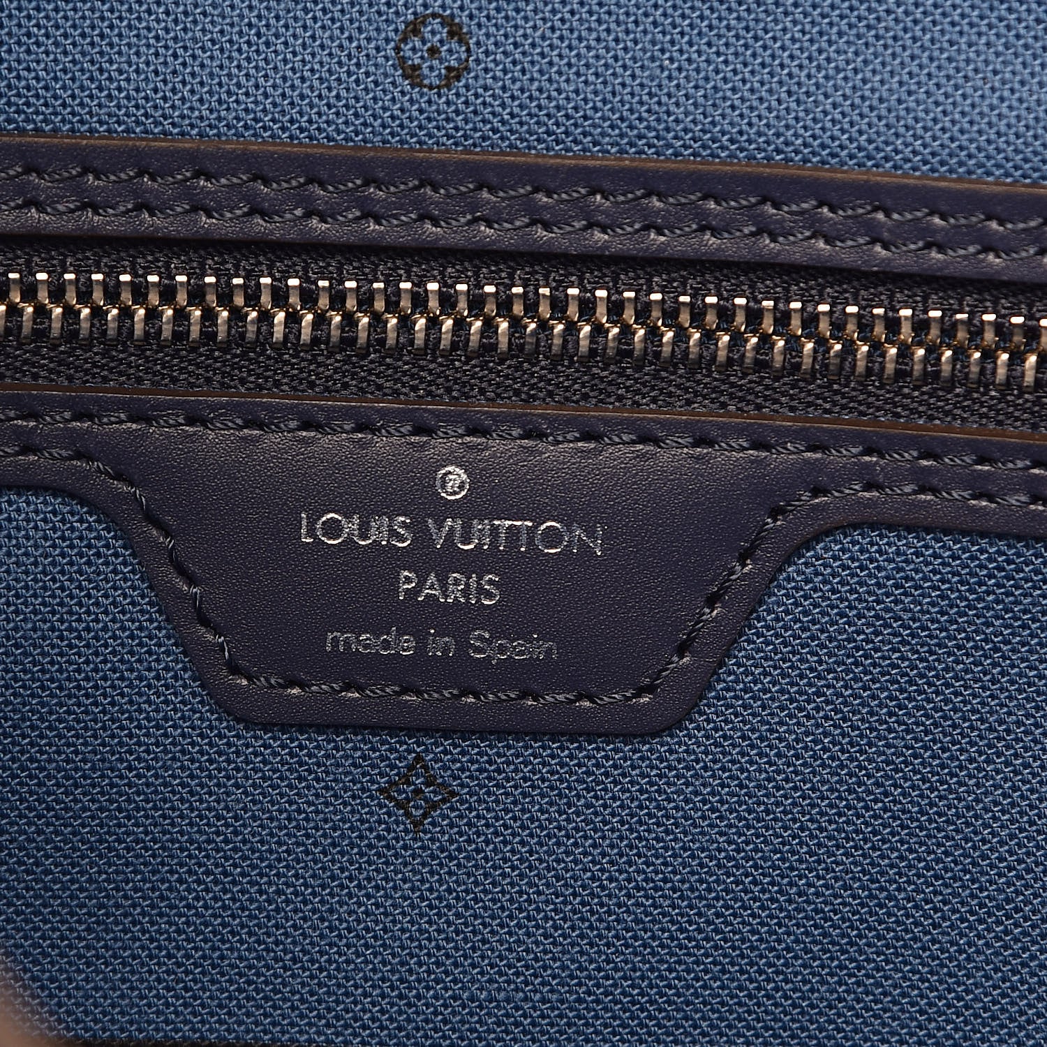 Louis Vuitton Monogram Escale Neverfull MM Blue 6 of 10