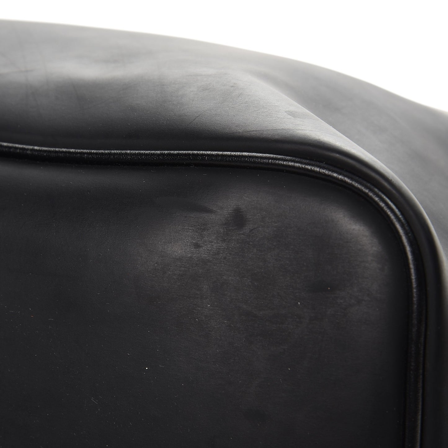 Coated Canvas Large Antigona Tote Black