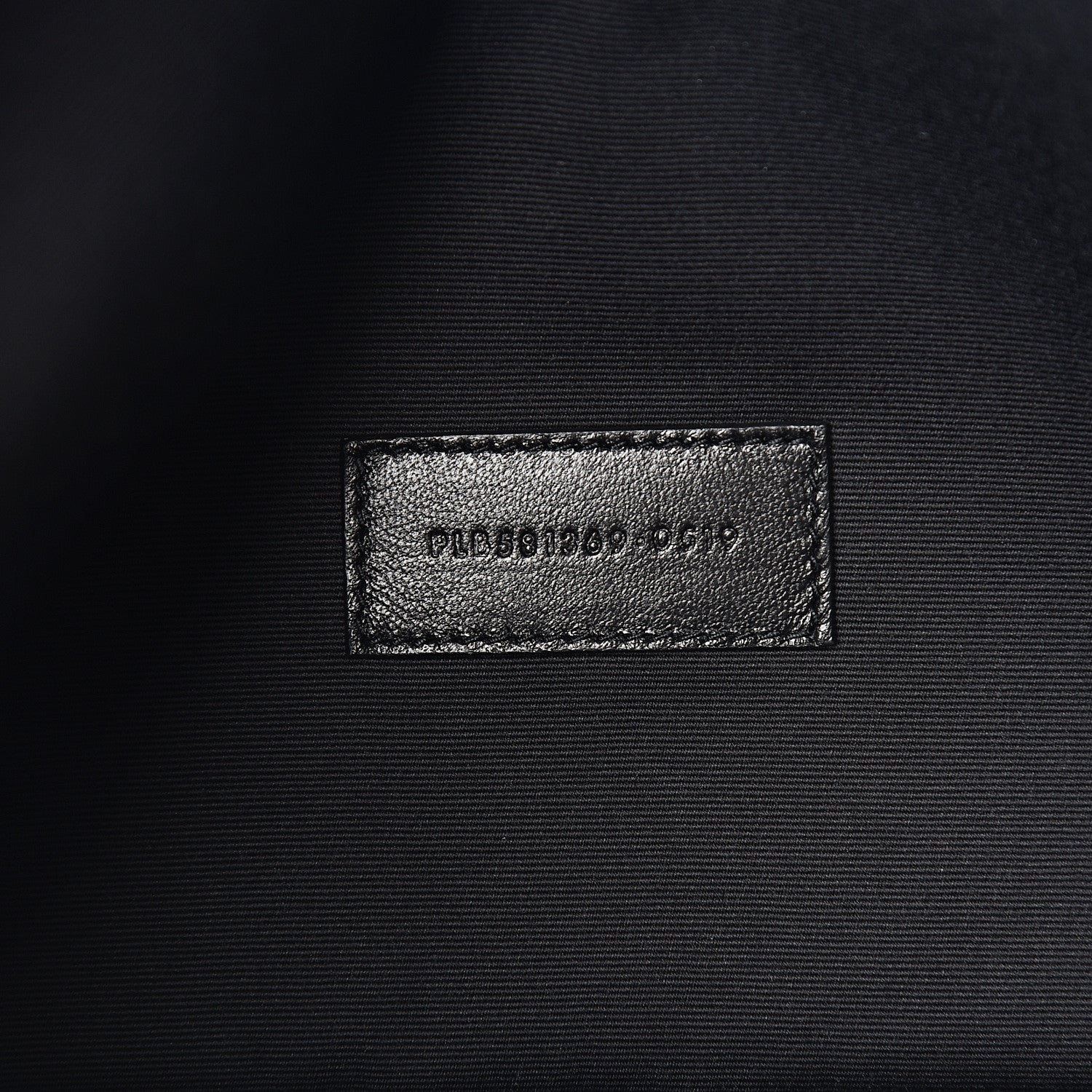 Saint Laurent Linen Canvas Rive Gouche Zipped Pouch Black 6 of 8