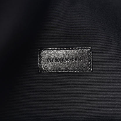 Saint Laurent Linen Canvas Rive Gouche Zipped Pouch Black 6 of 8