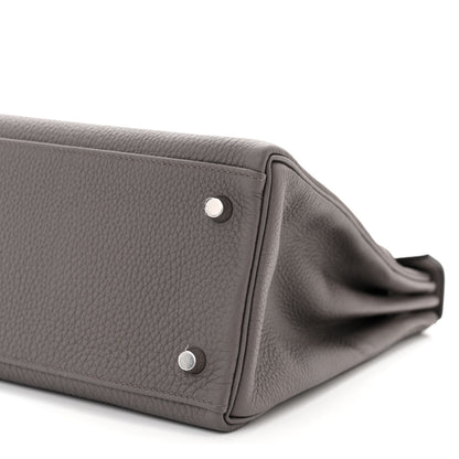 Hermes Togo Kelly Retourne 32 Etain 10 of 14