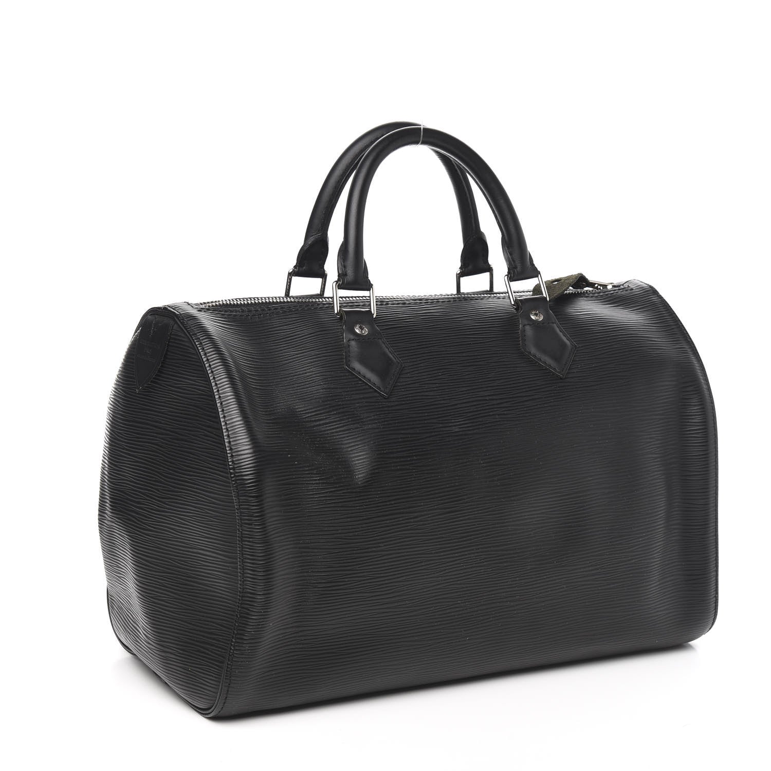 Louis Vuitton Epi Speedy 30 Black 3 of 9