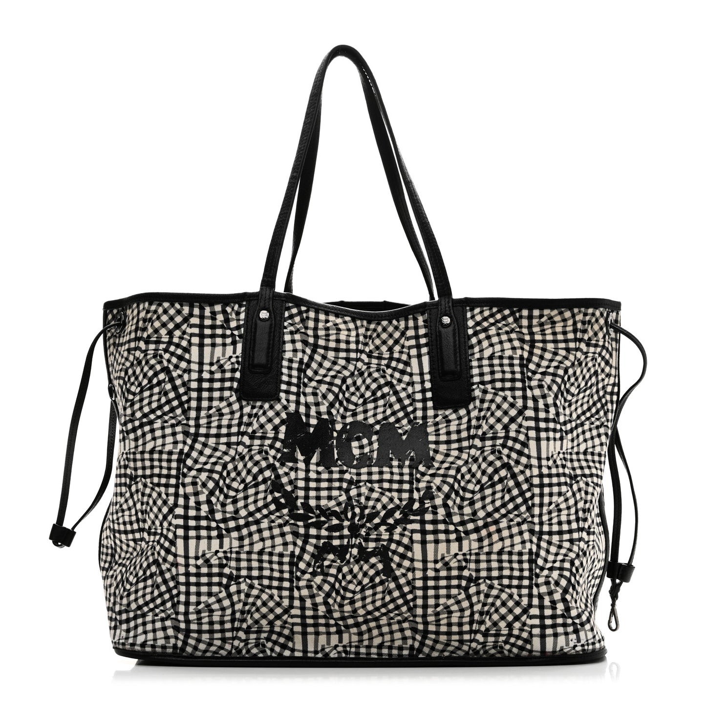 Visetos Large Liz Reversible Shopper Tote Black