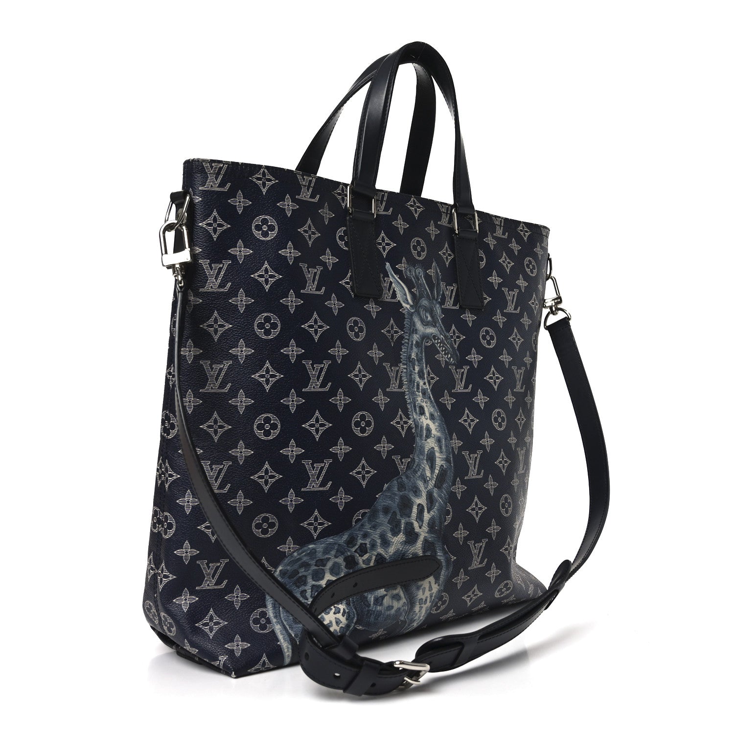 Louis Vuitton Savane Monogram Chapman Atlas Tote Ink 3 of 9